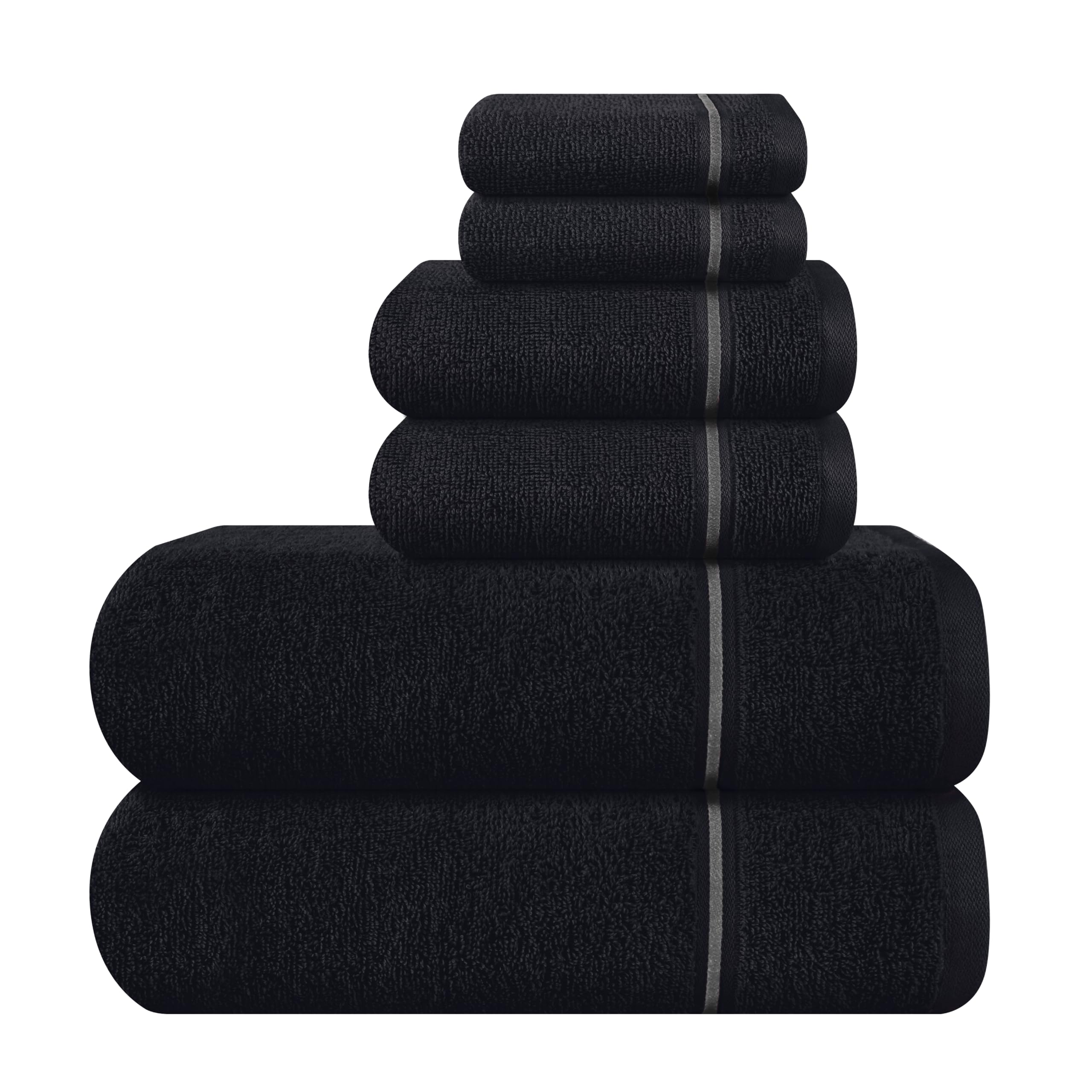 新品未開封 24SS FCRB MINI BATH TOWEL BLACK Amazon.com: 24 Pcs Bathroom Towel Set Bath Towels Bulk